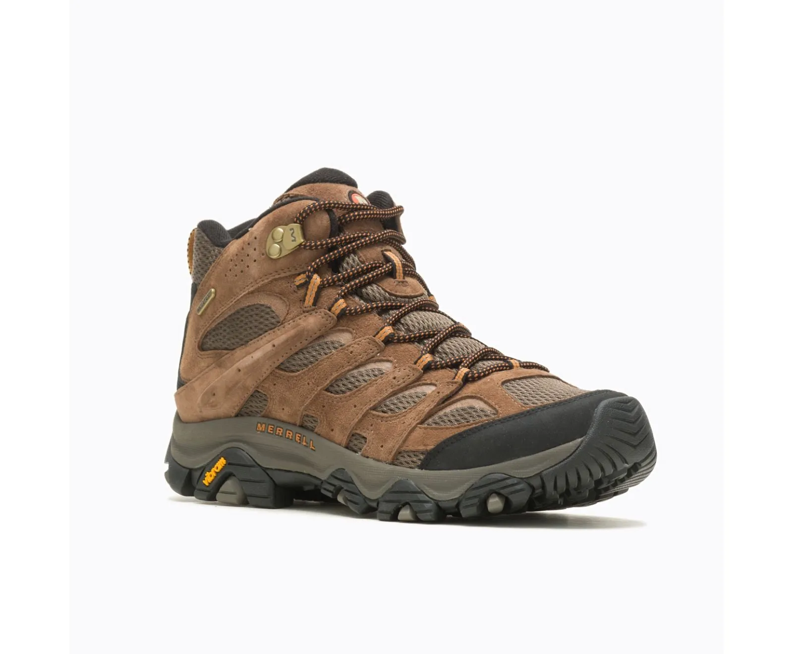 Men's Merrell Moab 3 Mid Waterproof Color: Earth