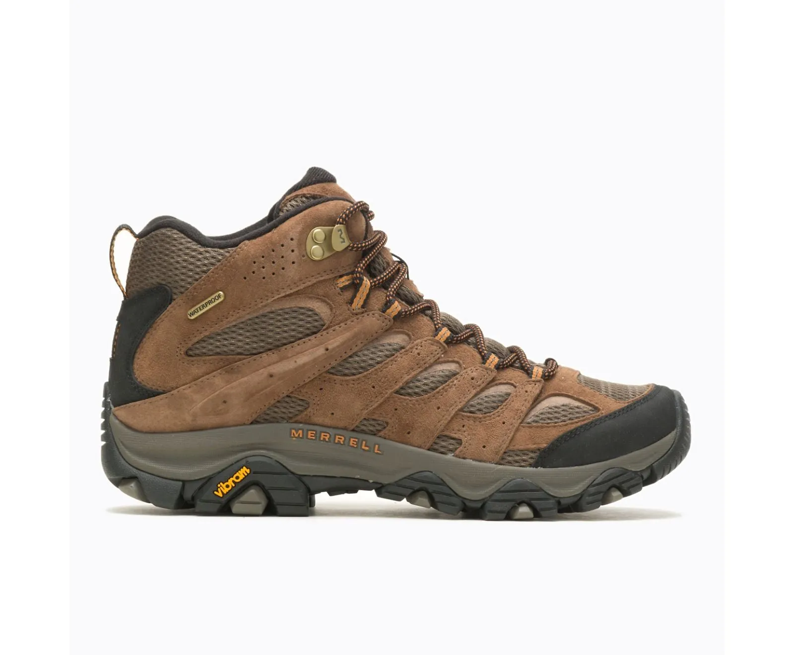 Men's Merrell Moab 3 Mid Waterproof Color: Earth