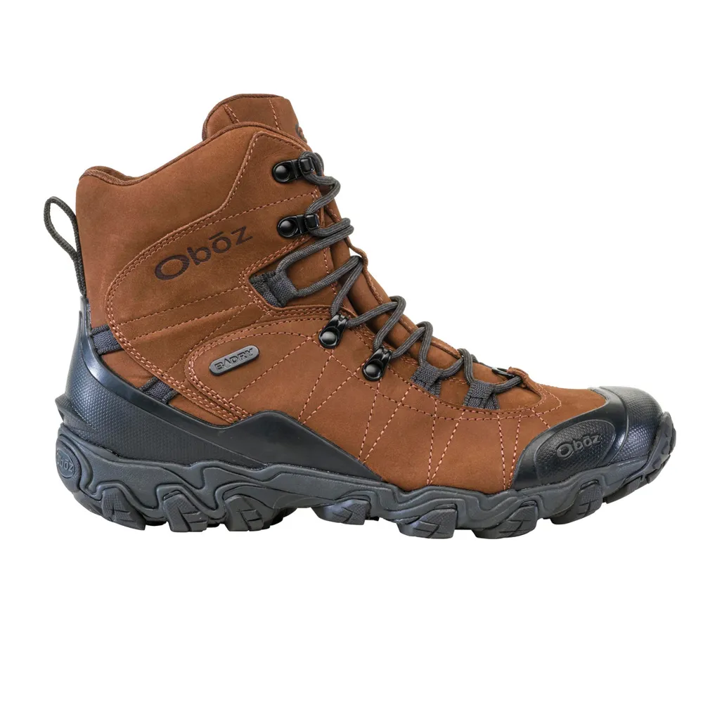 Men's Oboz Bridger 8" Insulated Waterproof Color: Grizzly