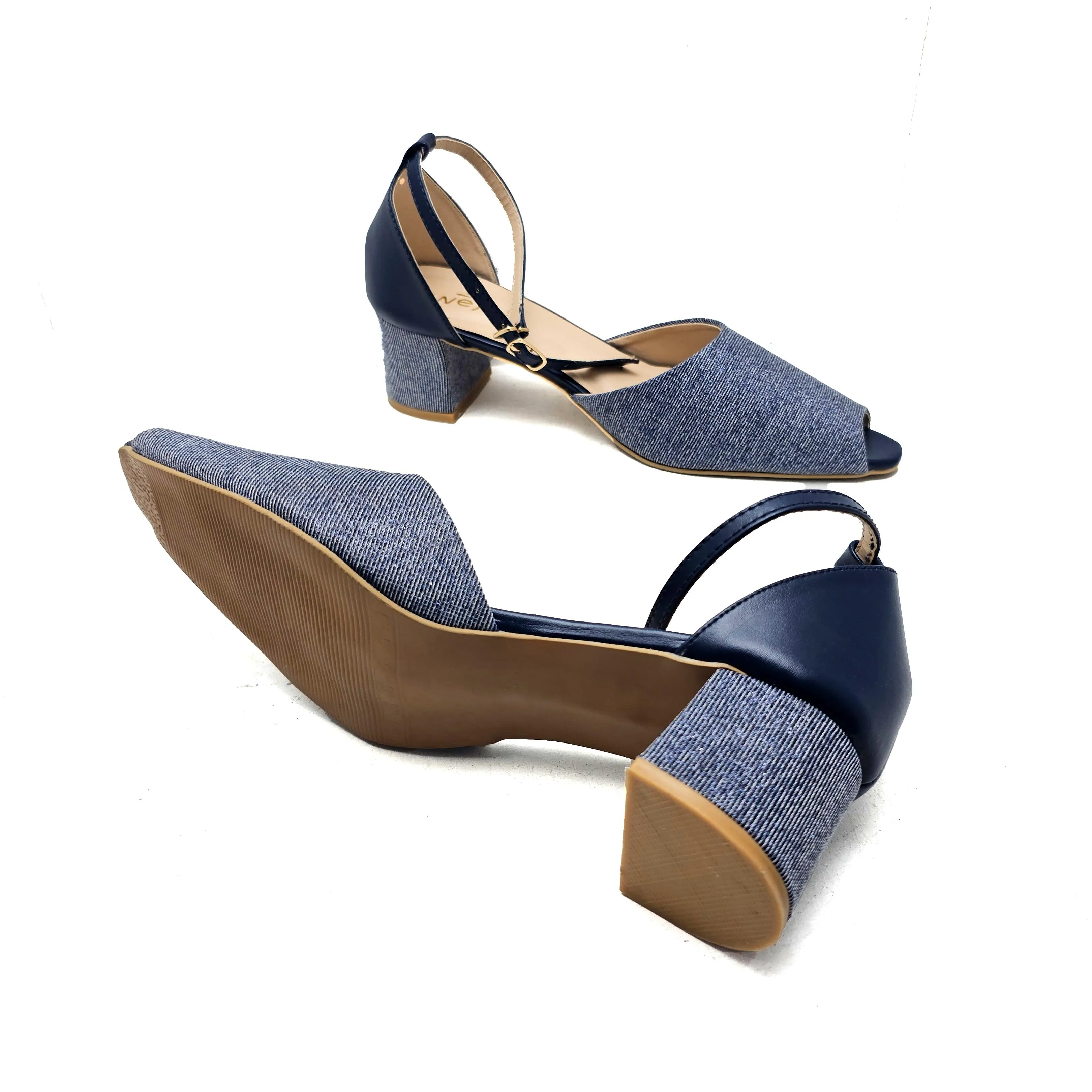 Navy Formal Court Shoes