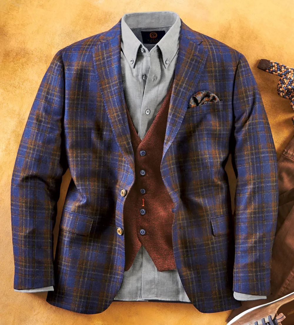 Patrick James Plaid Sport Coat