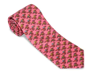 Pink Thoroughbreds Necktie - F5497