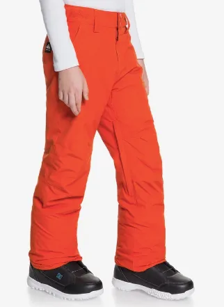 Quicksilver - Boys Estate Snow Pants - Pureed Pumpkin - ORANGE