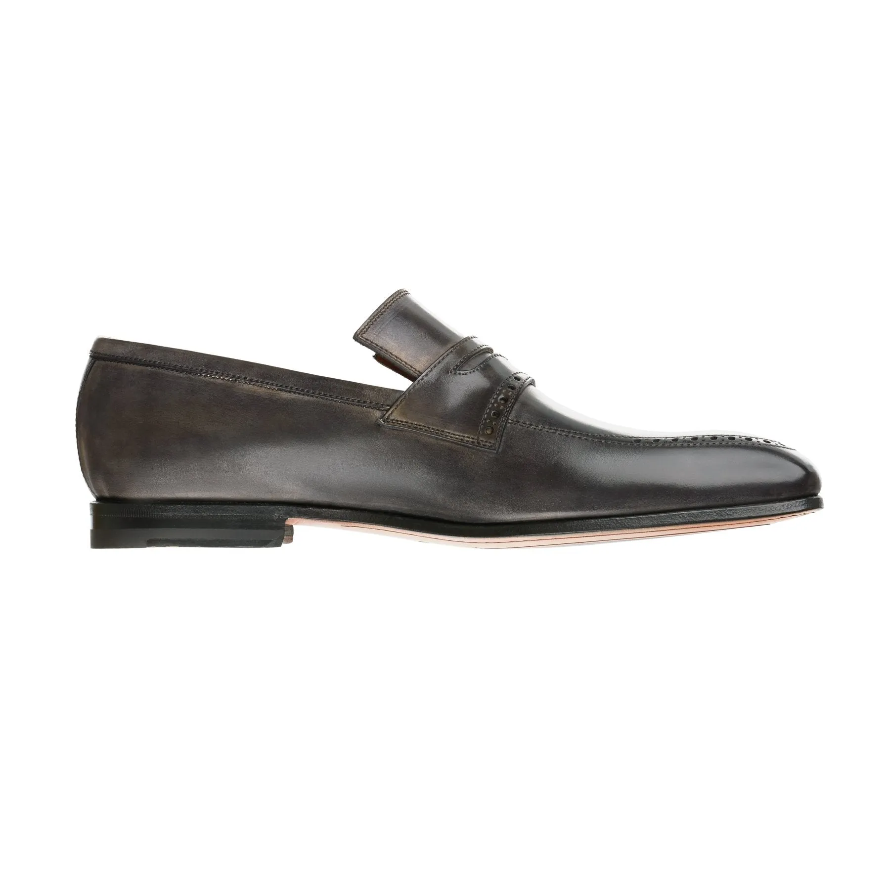 "Tancredi" Classic Loafer with Perforated Details