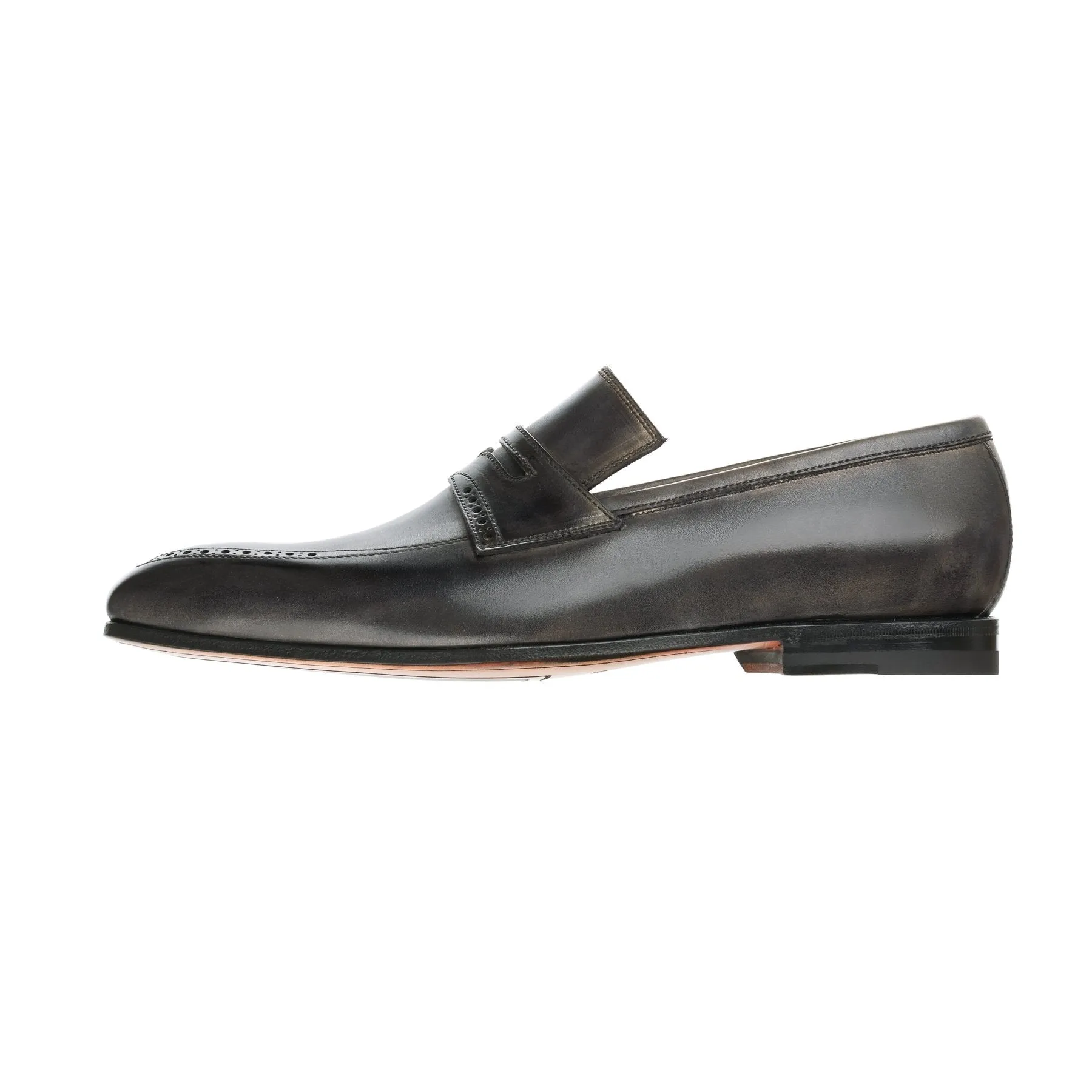 "Tancredi" Classic Loafer with Perforated Details