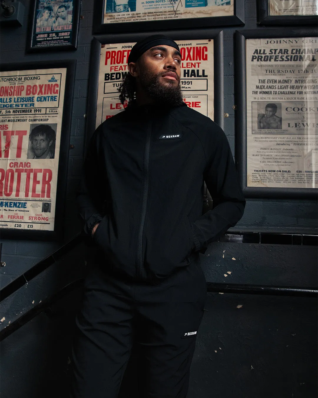 Robinson Training Jacket - Black