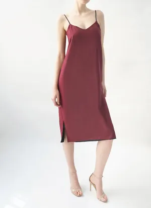 SABINE REVERSIBLE DRESS (BLACK/BERRY)