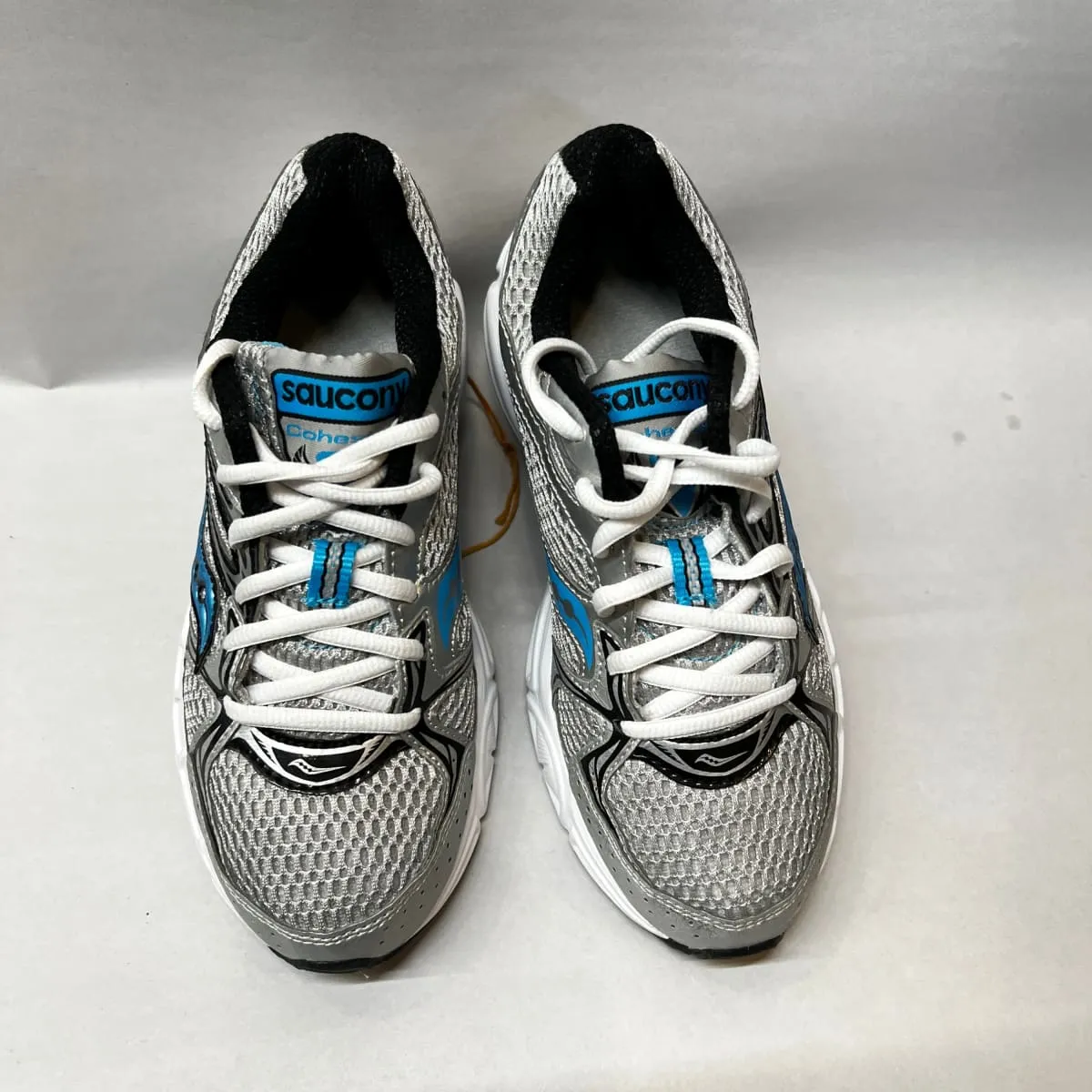 SAUCONY Women's Grid Cohesion 6 -Silver/ Lt. Blue- Running Shoe -Preowned