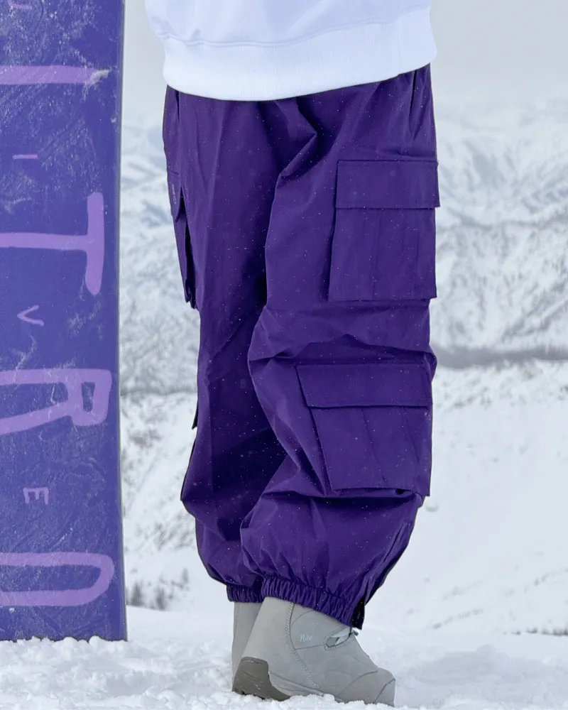 Ski Wear Snow Outfits Unisex Baggy Cargo Snow Pants