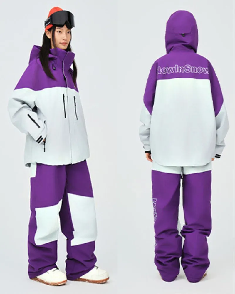 Ski Wear Windproof Snow Jacket & Pants Suit(Sold Separately)