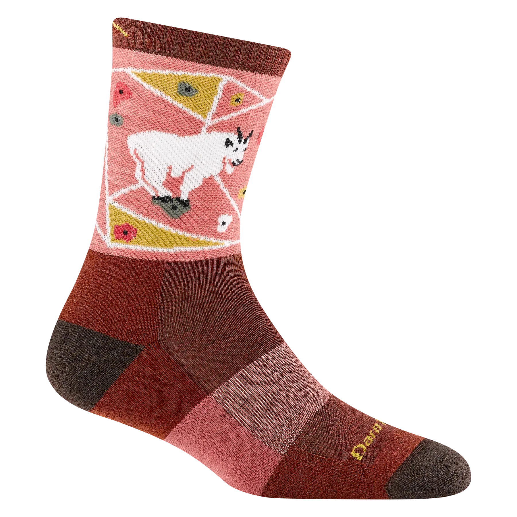 Women's Darn Tough Critter Club Micro Crew Lightweight Hiking Sock Color: Canyon