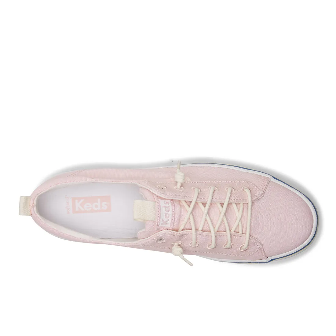 Women's Kickback Stripe Foxing Canvas Pink (WF66327)